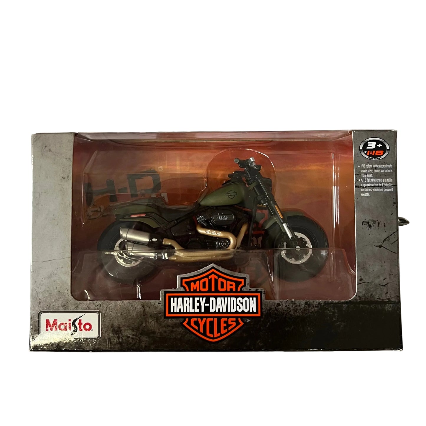 MAISTO 1:18 HARLEY DAVIDSON M/CYCLE AST