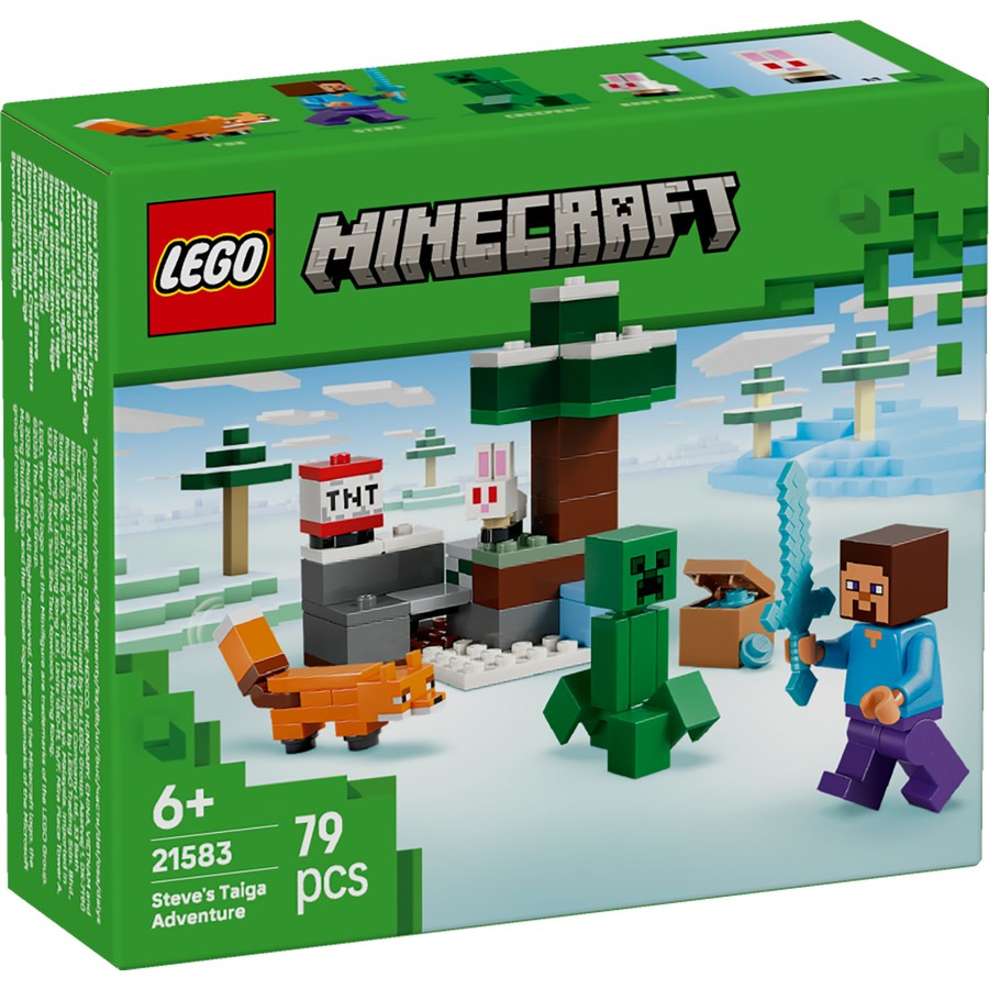 LEGO 21583 MINECRAFT STEVE TAIGA ADVENT