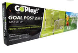 GO PLAY GOAL POST 2 IN 1