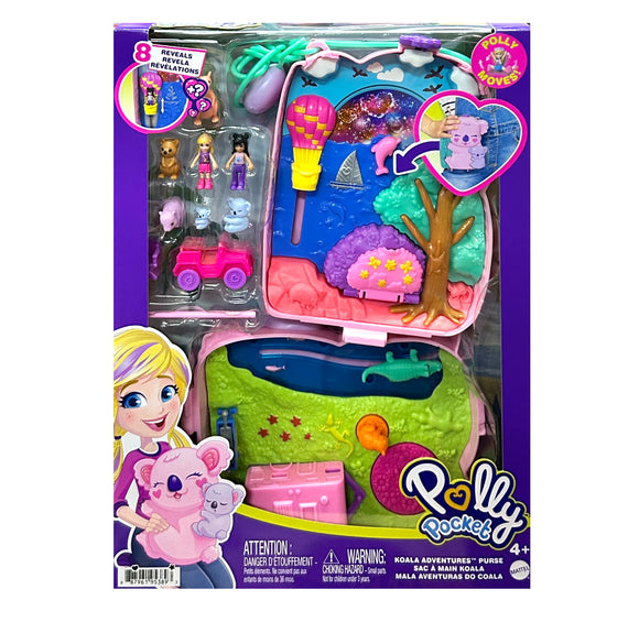 POLLY POCKET KOALA ADVENTURES PURSE