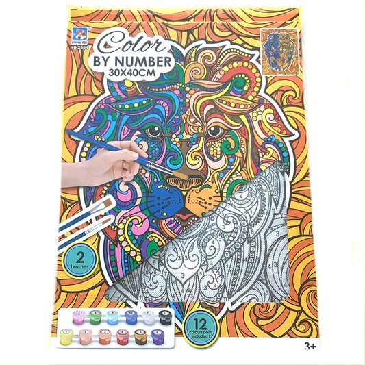 COLOR BY NUMBERS MOSAIC DESIGN