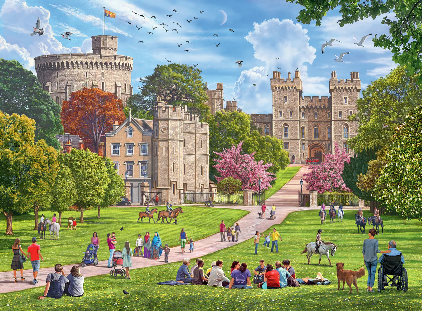 PUZZLE 4X500PC ROYAL RESIDENCES