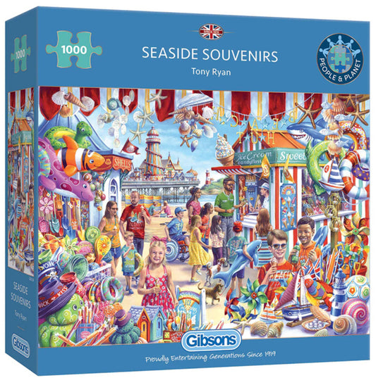 PUZZLE 1000PC SEASIDE SOUVENIRS