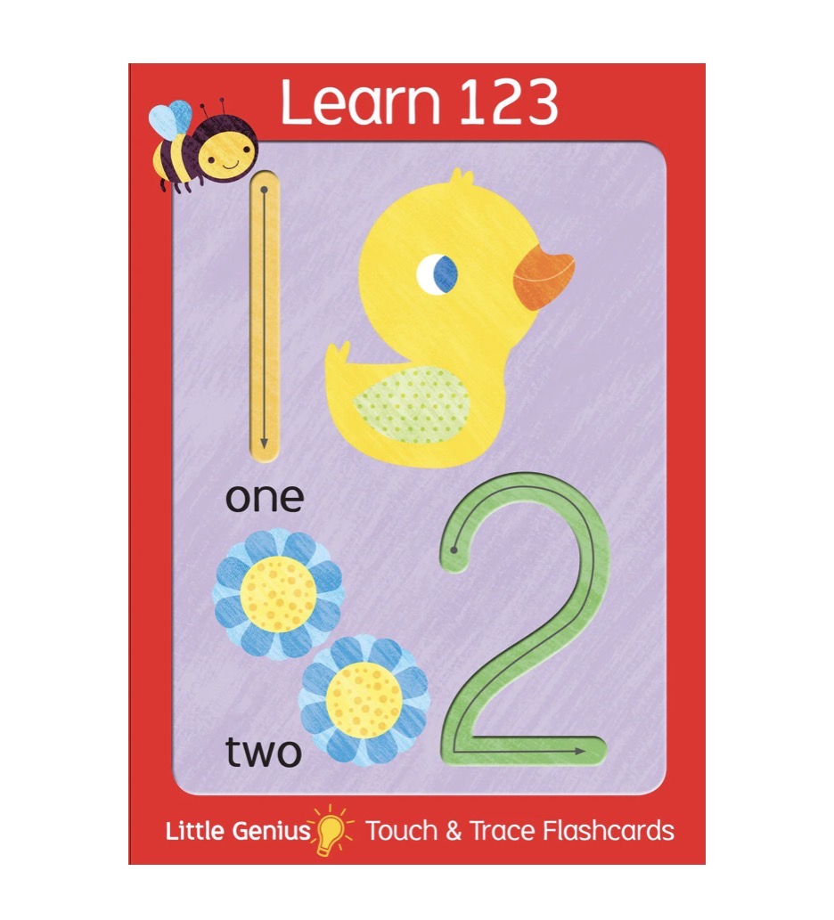 BOOK TOUCH & TRACE GIANT FLASHCARDS 123
