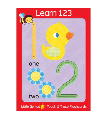 BOOK TOUCH & TRACE GIANT FLASHCARDS 123