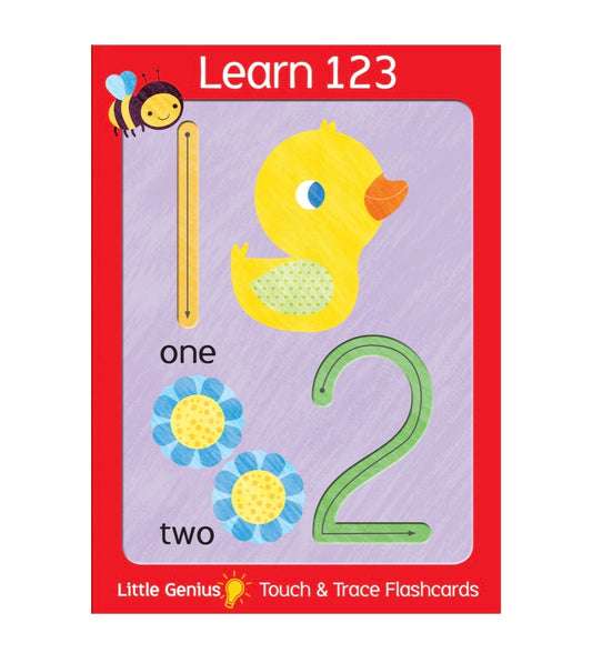 BOOK TOUCH & TRACE GIANT FLASHCARDS 123