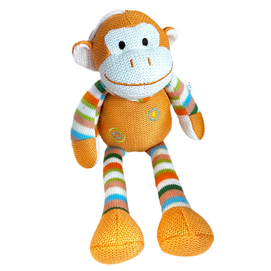 BABY BOO 35CM KNITTED ANIMALS AST