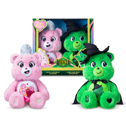 CARE BEARS WICKED 2PK GLINDA & ELPHABA