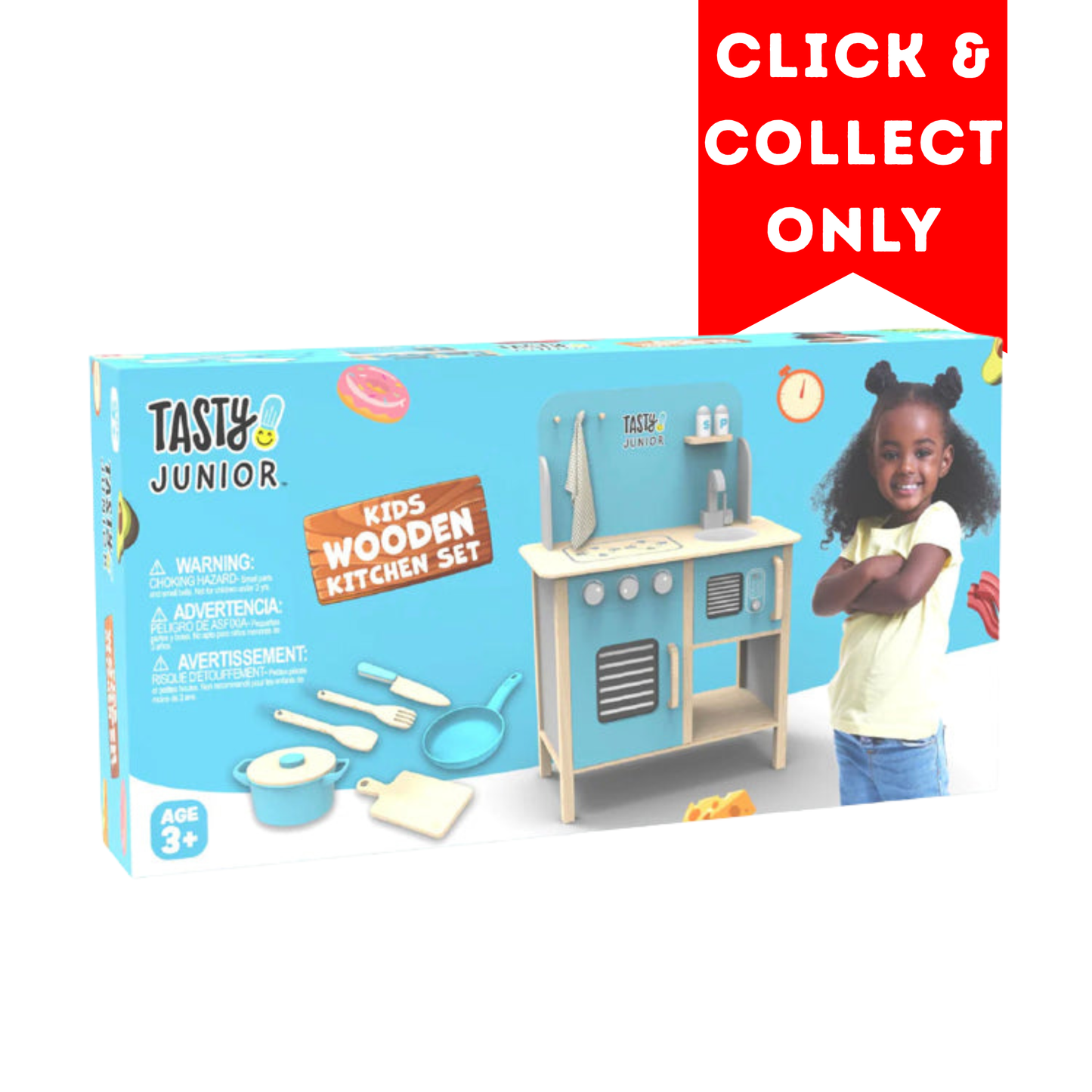TASTY JR WOODEN KITCHEN SET
