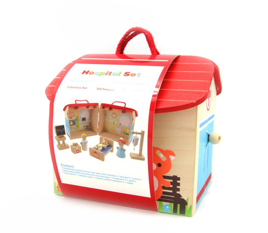 Wooden Hospital Playset