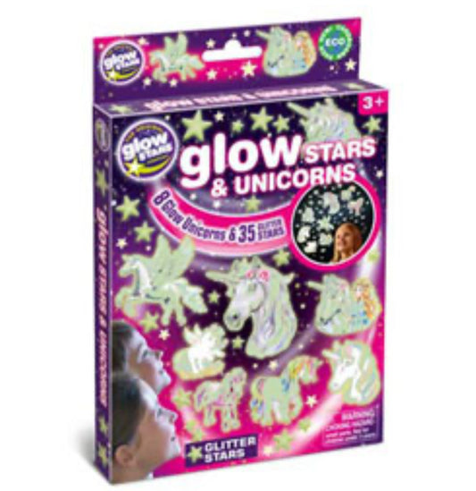 BRAINSTORM GLOW STARS & UNICORNS