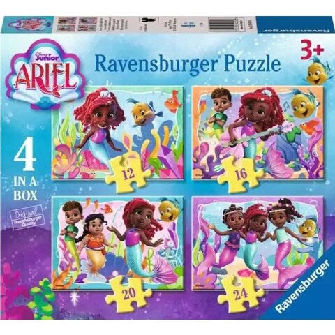 PUZZLE 4 IN A BOX DISNEY JNR ARIEL