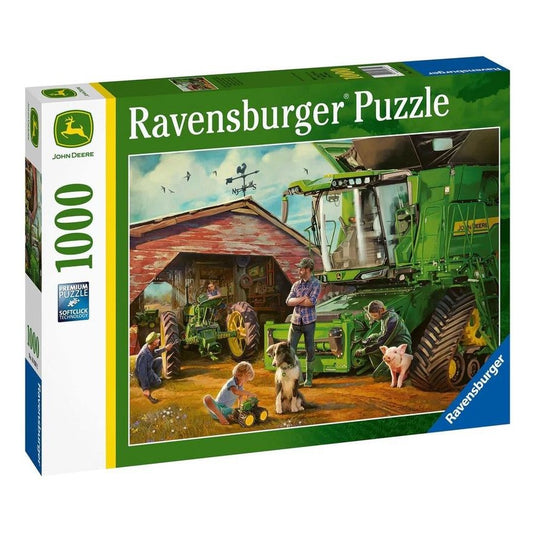 PUZZLE 1000PC JOHN DEERE THEN & NOW NEW