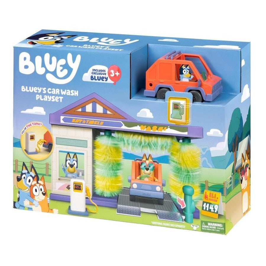 BLUEY S15 CAR WASH PLAYSET