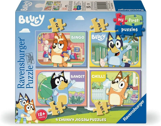 PUZZLE 4 IN 1 BLUEY MY FIRST PUZZLES