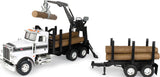 1:16 PETERBILT LOG TRUCK W TRAILER