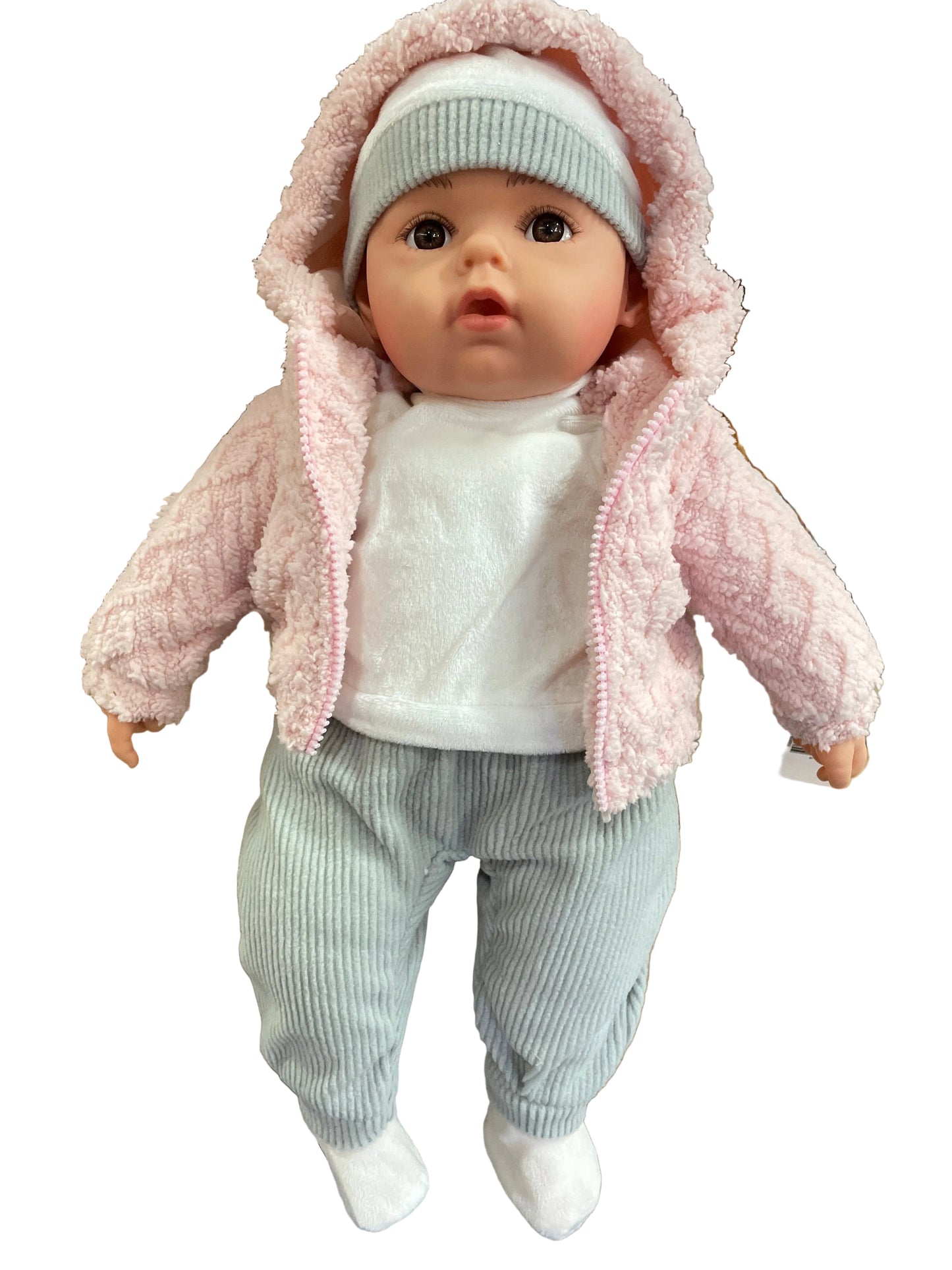BABY DOLL EVELYN PINK/GREY