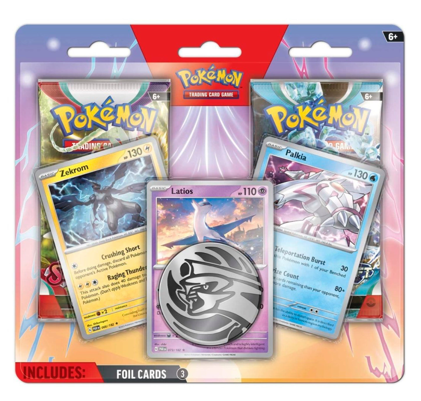 POKEMON TCG 2PK LATIO/ZEKROM/PALKIA