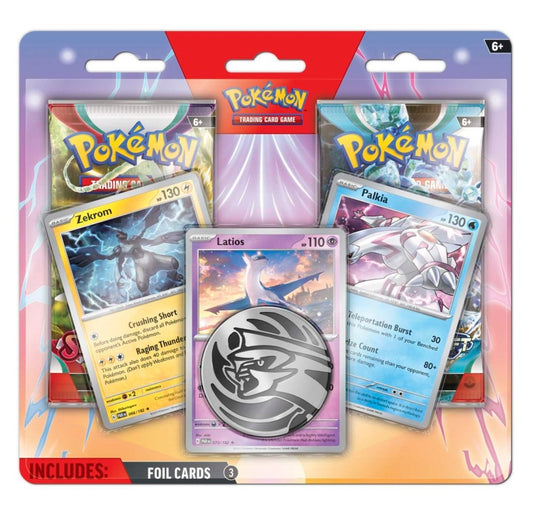 POKEMON TCG 2PK LATIO/ZEKROM/PALKIA