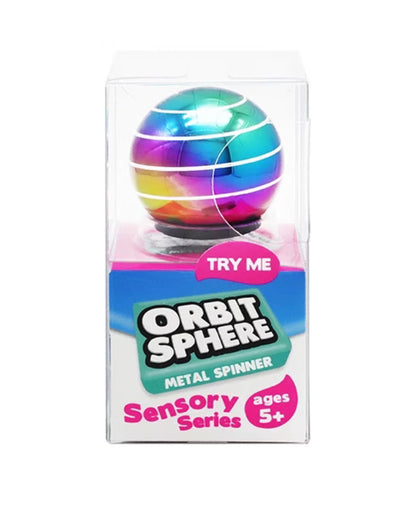 TREND HUB ORBIT SPHERE METAL SPINNER