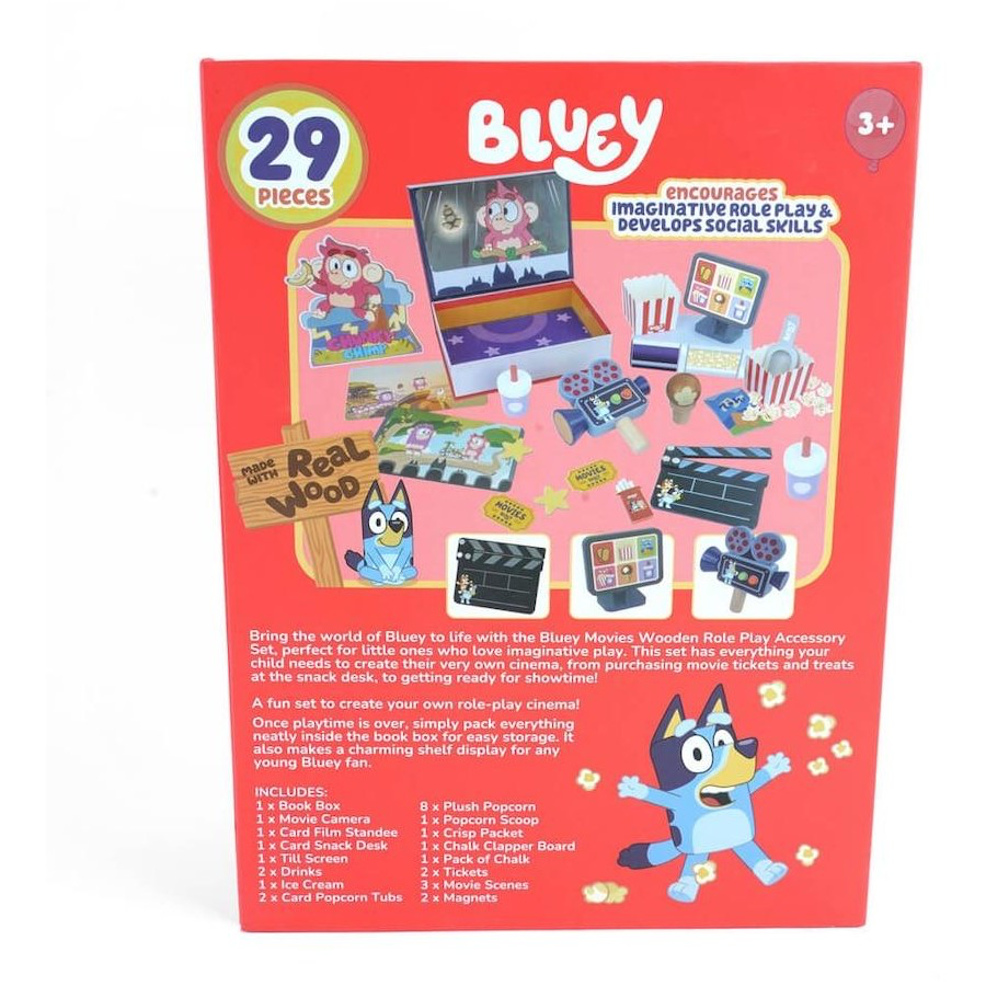 BLUEY ROLE PLAY BOOK MOVIES