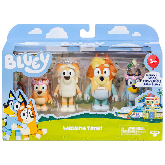 BLUEY S10 FIGURE 4PK SPECIAL SET