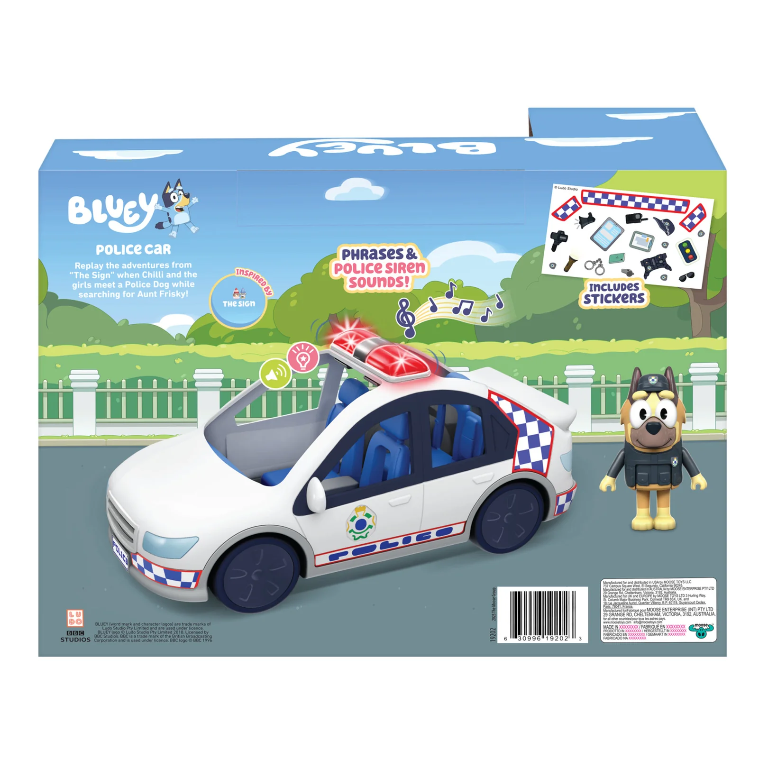 BLUEY POLICE CAR