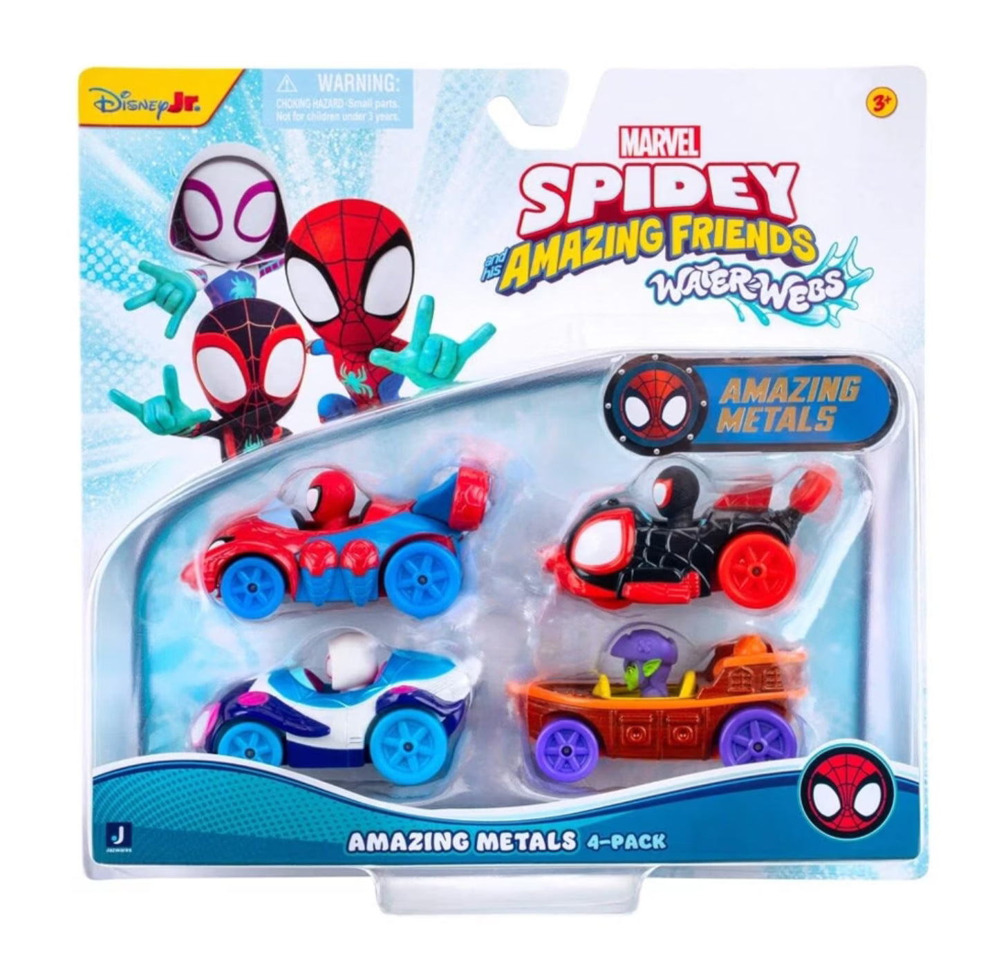 SPIDEY AF AMAZING METALS 4 PKT