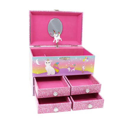 P/POP CATICORN DREAMS JEWELLERY BOX MED