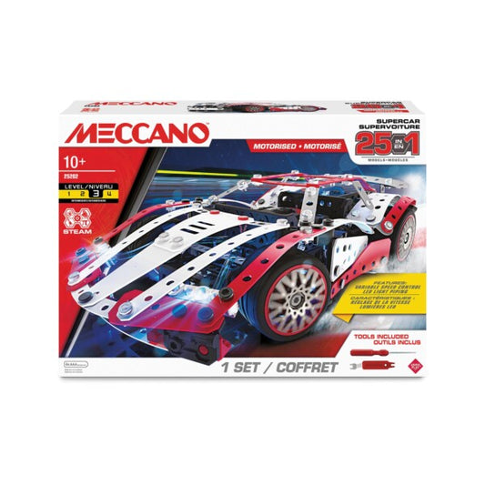 MECCANO 25 MULTI MODEL SET SUPERCAR