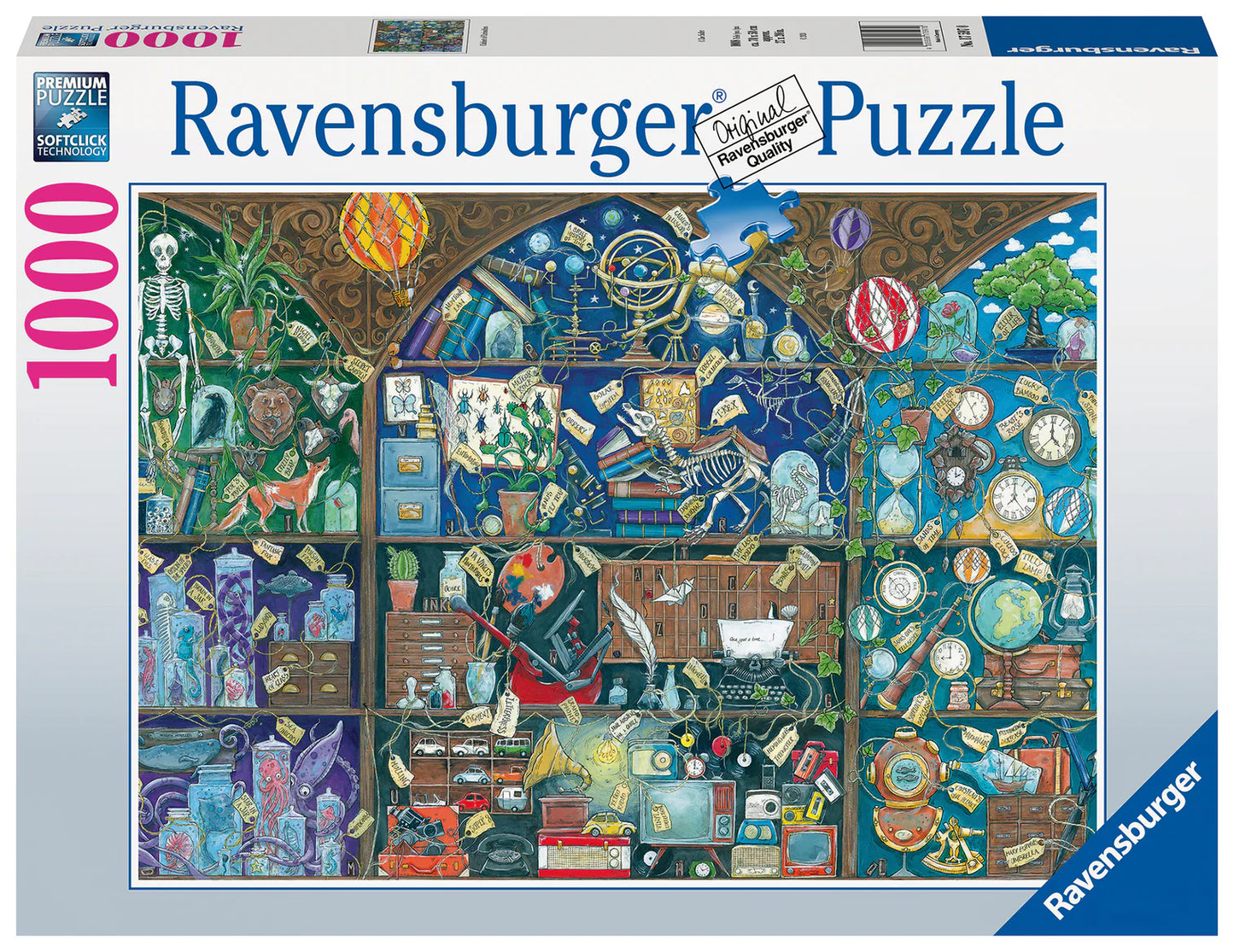 PUZZLE 1000PC CABINET OF CURIOSITIES NEW