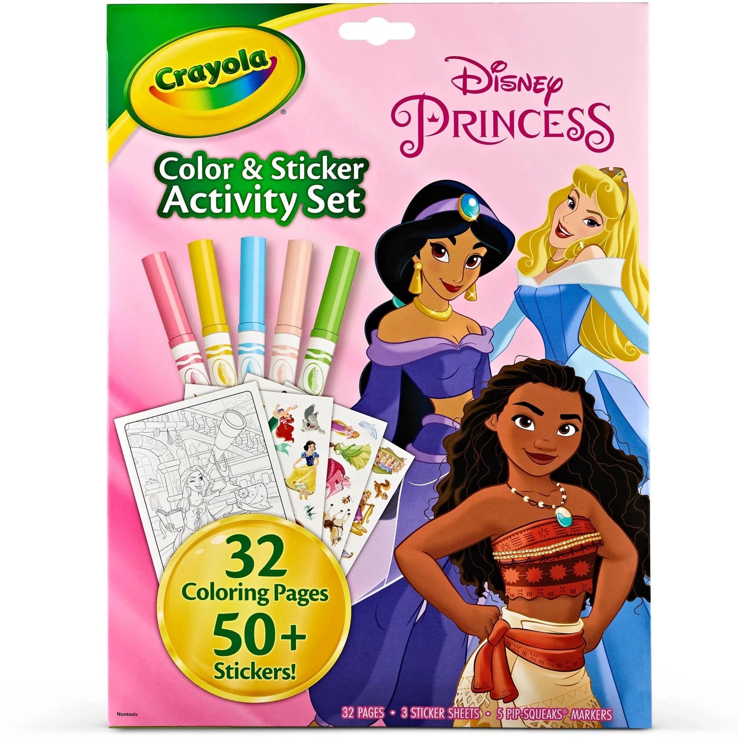 CRAYOLA CLR/STKR ACT SET PRINCESS
