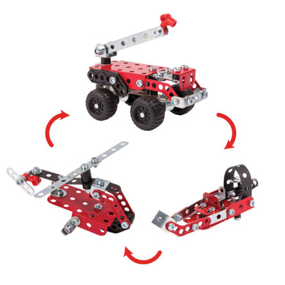 MECCANO 3 MULTI MODEL SET- RESCUE FORCE