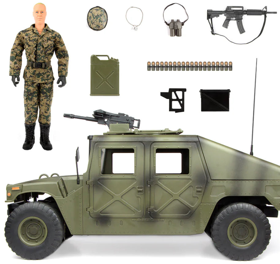 WORLD PEACE HUMVEE 30.5CM W ACTION FIGUR