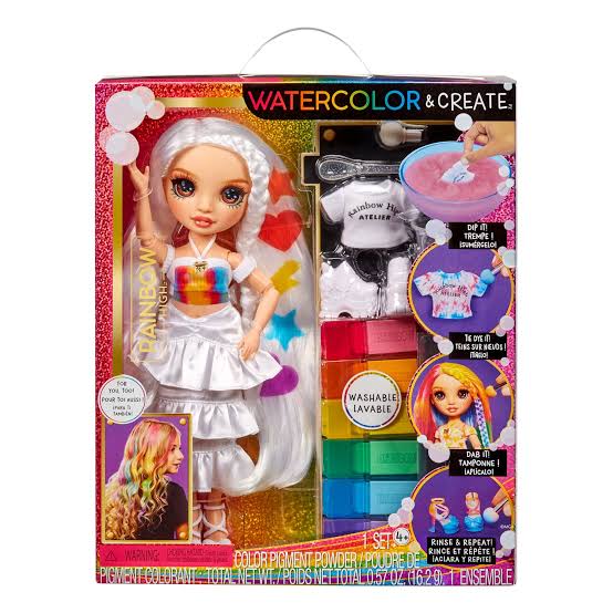 RAINBOW HIGH DOLL COLOR & CREATE BROWN