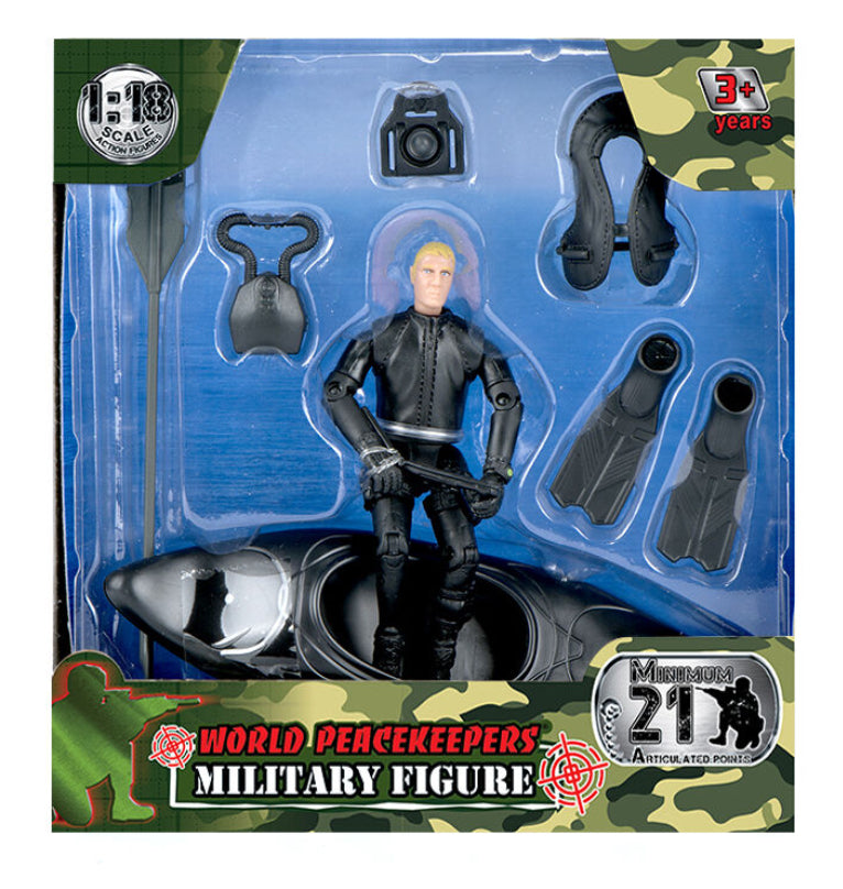 WORLD PEACE MILITARY FIGURE W PERSONAL A