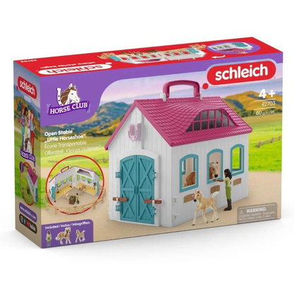 SCHLEICH 42703 OPEN STABLE LITTLE HORSE