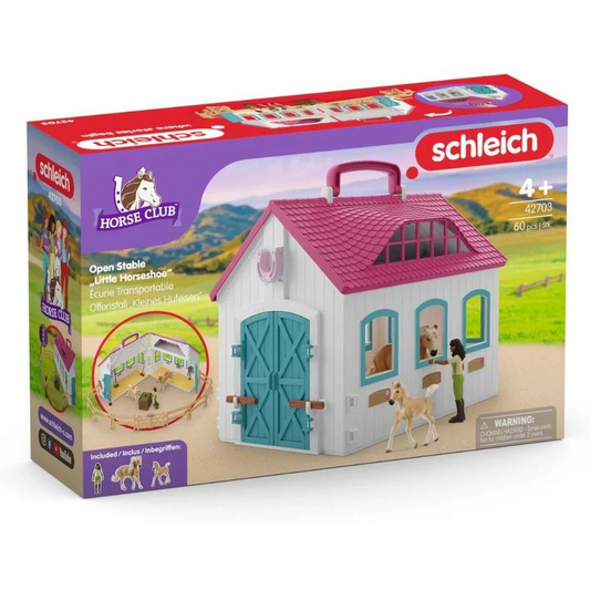 SCHLEICH 42703 OPEN STABLE LITTLE HORSE