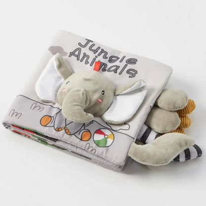 JIGGLE & GIGGLE FABRIC BOOK TAILS/JUNGLE