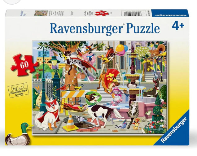 PUZZLE 60PC SUPER DOGS TO THE RESCUE
