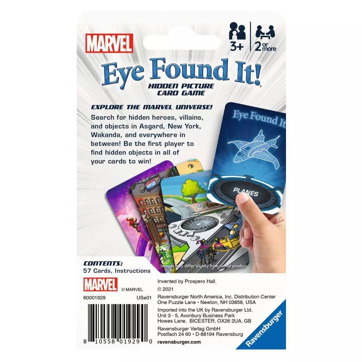 CARD GAME EYE FOUND IT MARVEL