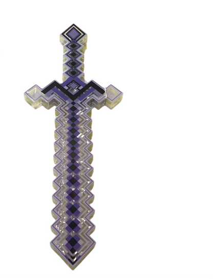 PIXELATED EPIC LIGHT & SOUND SWORD