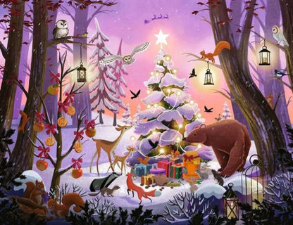 PUZZLE 2000PC CHRISTMAS IN THE WOODS