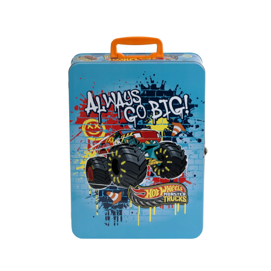 H/W MONSTER TRUCK COLLECTION TIN HOLDS 8