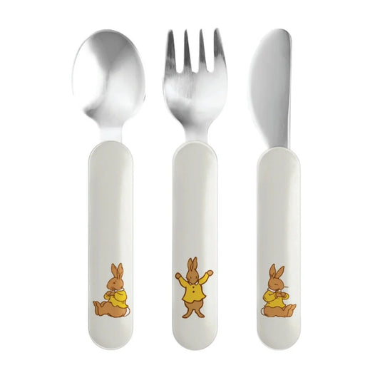BUNNYKINS 3 PCE CUTLERY SET NATURAL