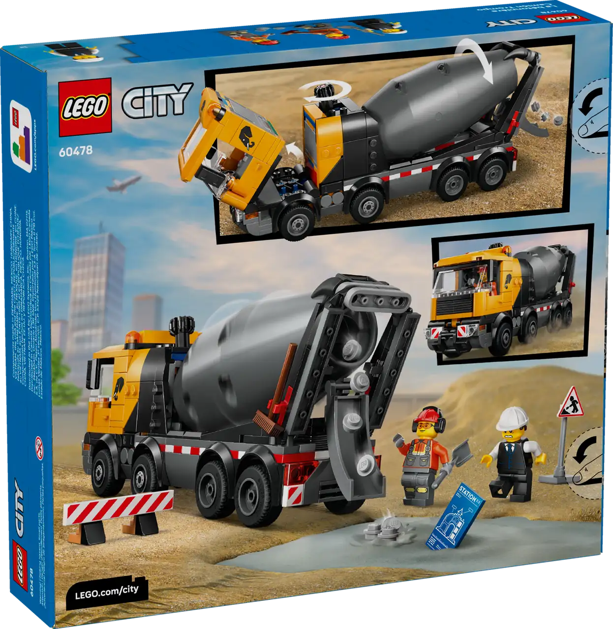 LEGO 60478 CITY CEMENT MIXER