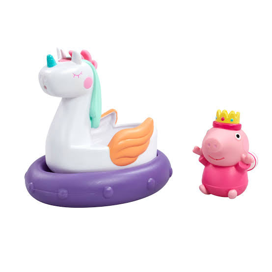 TOMY PEPPA PIG BATH FLOAT PRINCESS PEPPA