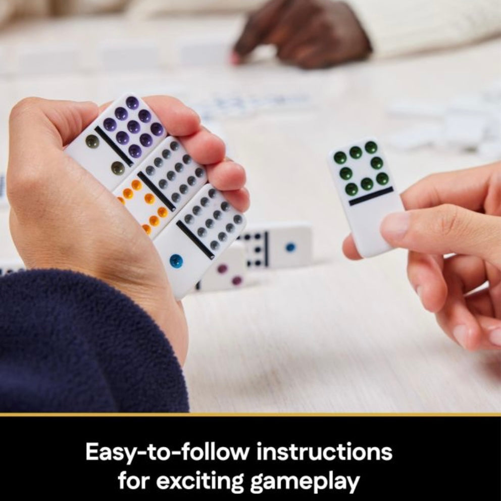 GAME CLASSIC DOUBLE 12 COLORED DOMINOES