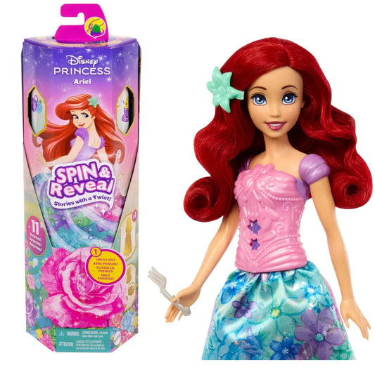 DISNEY PRINCESS SPIN & REVEAL ARIEL