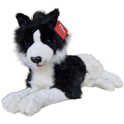 ELKA PLUSH DOG BORDER COLLIE LAYING 44CM